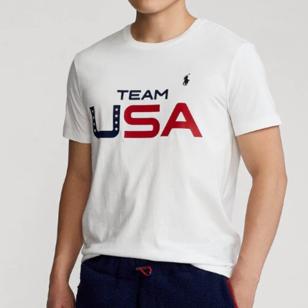 Polo Ralph Lauren Official Outfitter USA Olympic Team Large 100% Cotton …
